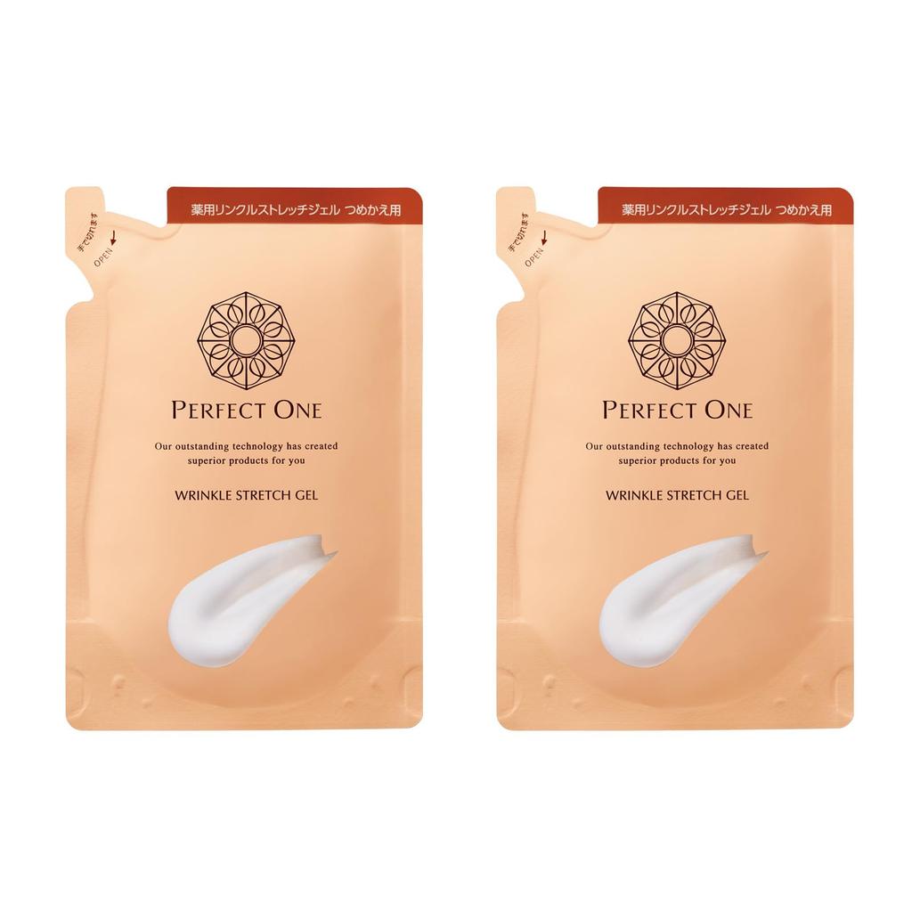 PERFECT ONE Gel Medicated Wrinkle Stretch Gel 50g Refill Set of 2 Months Quasi-drug All-in-one (Renewal 2) (Approx. Supply)