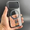 Чехол Magsafe для iPhone 17 Air 17 16 15 14 Pro Max Plus 13 12 Mini 11 16e Прозрачная акриловая крышка