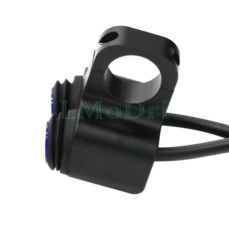 LMoDri переключатель на руле мотоцикла, 2 кнопки управления, мотоцикл, 22 мм, 7/8 дюйма, ремонтные переключатели ВКЛ/ВЫКЛ