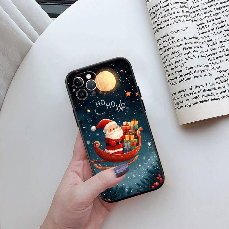 RT55 Merry Christmas Deer Gift Case for Samsung Note 20 10 S25 S26 Plus Ultra Lite FE A51 A52 A53 A71 A72 A73 M20 M30 M21 M31 M51 A11 A70 A56 A26 A27