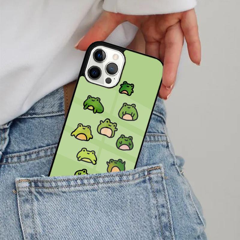 Cartoon Frogs Phone Case Magesafe Magnetic Wireless Charge Cover For IPhone 18 16 11 12 13 14 15 Pro Max Plus Mini