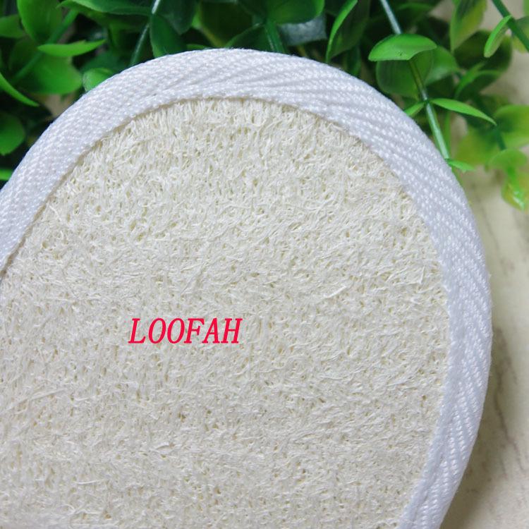 Oval Loofah Bath Sponge, 12cm X 9cm, for Scrubbing and Bathing