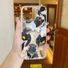 Милый прозрачный чехол для телефона с коровами, подходит для iPhone 17 16 15 14 13 12 11 Pro/Max/Plus, противоударная задняя крышка