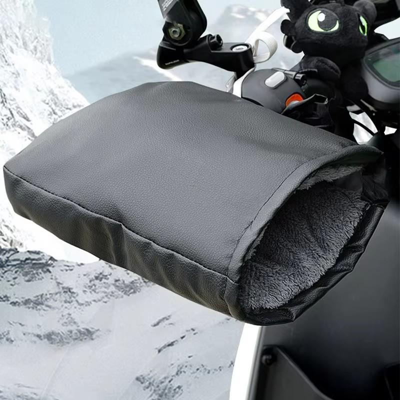 SEAMETAL Motorcycle Handlebar Muffs Winter Equipment Mitts Warmer Gloves Waterproof Handmuffs Bicycle Handle Cover Hand Covers