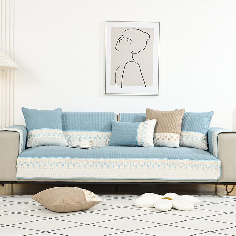 Чехол для дивана из хлопка с защитой от царапин, универсальный нескользящий чехол для гостиной, утолщенный износостойкий чехол для дивана, полная защита