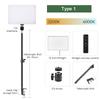 Dimmable 10inch Led Video Light Panel With Monopod Mount 3200k-6000k Photography Lighting Remote Control For Youtube Video Lamp