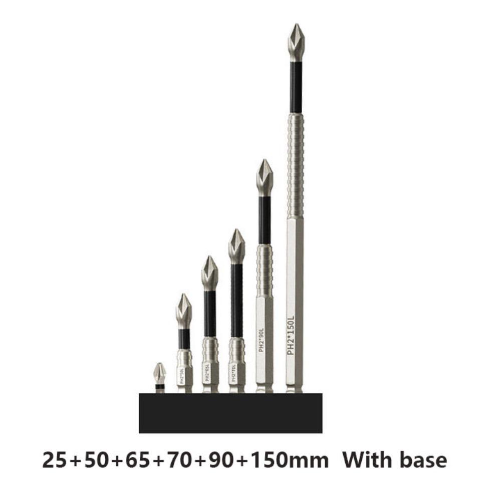 K5 Thread Magnetic Batch Head Impact Resistant Anti-Slip Cross Bit Alloy Steel High Hardness PH2 Screwdriver Bits