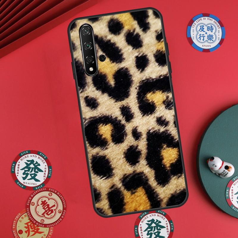 Коричневый леопард Для Huawei Nova 11i 8i 12i 12s 9 10 SE Y60 Y70 Y90 Y72 Y73 Y61 Y91 P60 Pro P30 P40 Lite Чехол