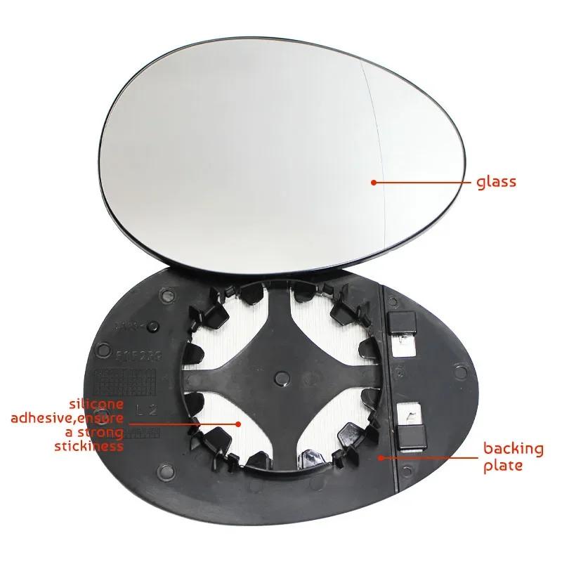 Левое правое автомобильное обогреваемое крыло заднего зеркала стекло для BMW Mini R55 R56 R57 R58 R59 R60 R61 2007-2014 51162755625 51162755626