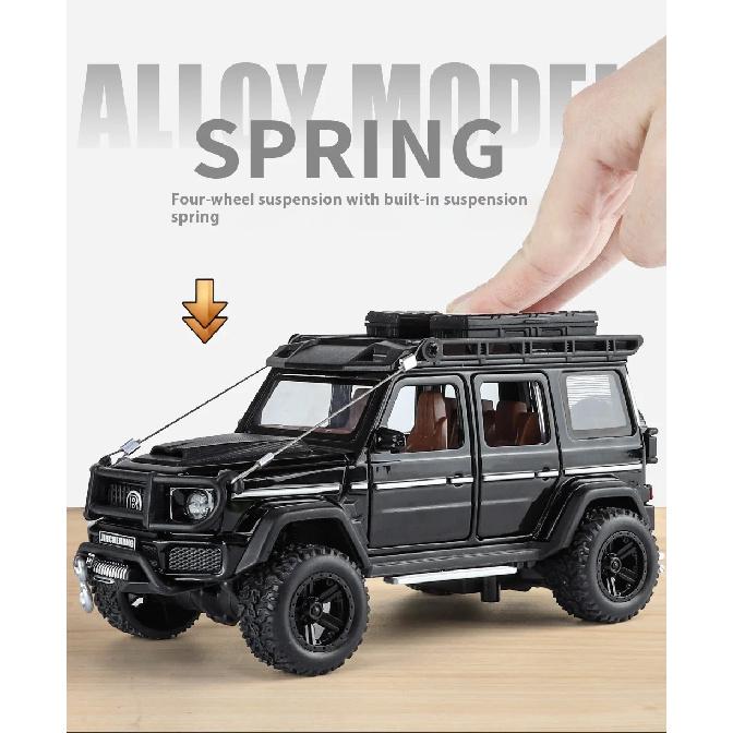 1:32 Mercedes Benz G550 4x4 Off Road SUV Alloy Diecast Model Car Library Bookcase Decorative Ornament Collectibles Automobile