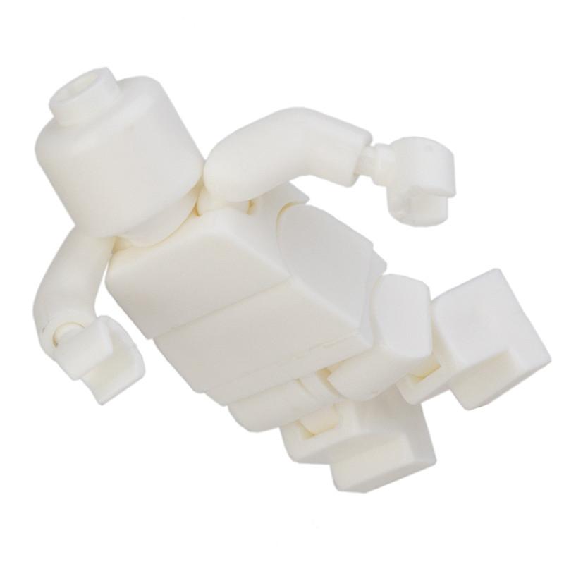 1 шт. многосоставной подвижный строительный блок MiniFigure Moc детские кирпичи кукла подарочная игрушка мини коллекционная игрушка красочная 1,77 дюйма
