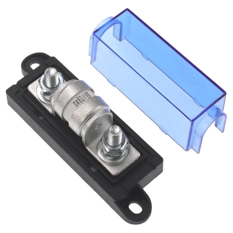 Class T 100-300A Automotive Fuses Panel Mount Design With Ceramic Protection ABS Housing For Off Road Vehicles