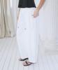 Хлопковые брюки Kiyamo Mocha с одним защипом, изогнутого кроя _Off White