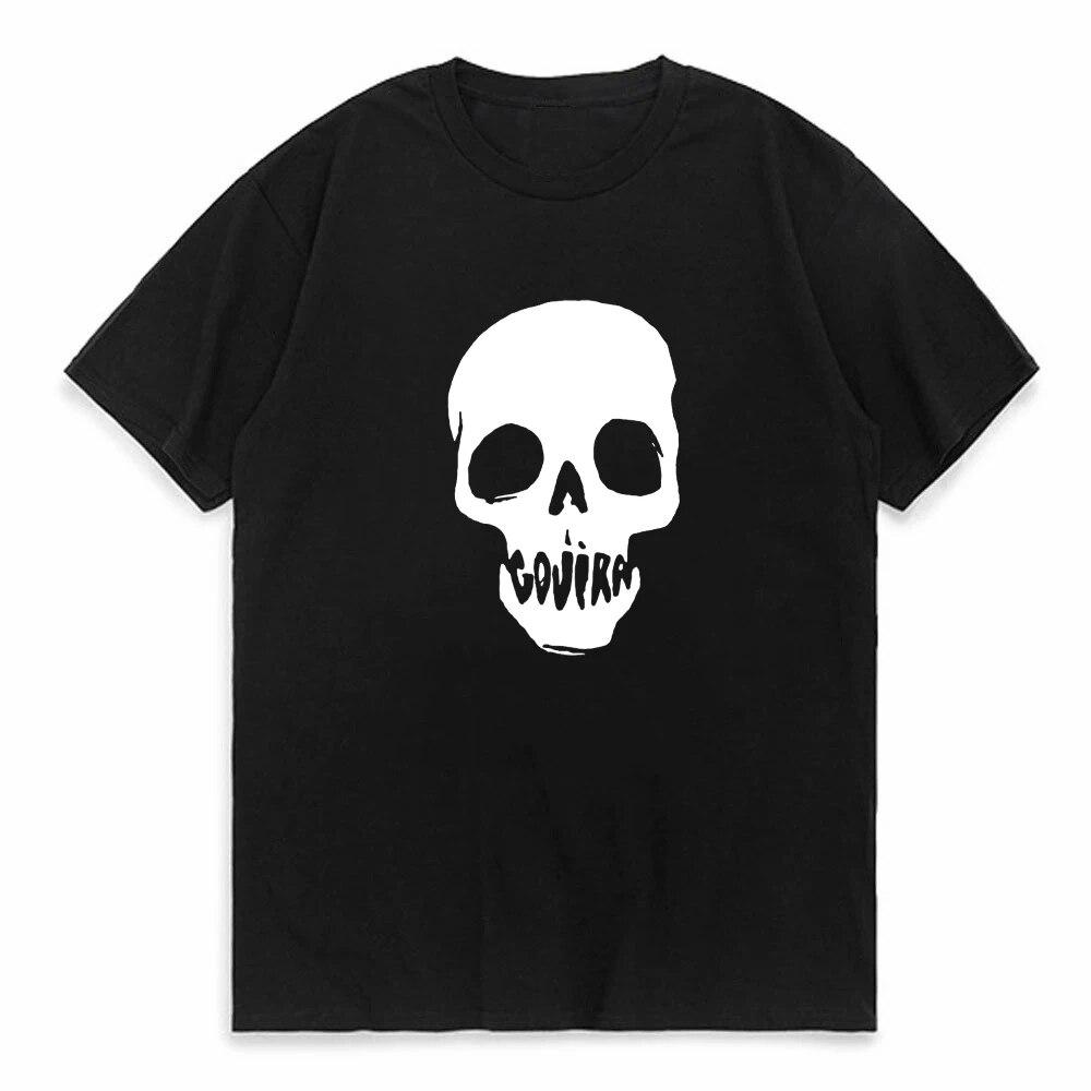 Футболка унисекс, футболка Gojira, унисекс, хлопковая футболка с металлической музыкой, уличная футболка Harajuku, толстовки в стиле поп Y2k, топы