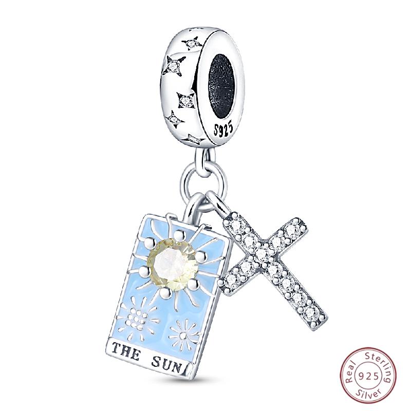 copper Charm Bead Charms Bead Charms Pendants Sun Moon Stars Magic Tarot Compatible With Authentic Bracelets Women Fine Jewellery Gift