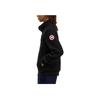 Canada Goose Lawson Series Classic Red Label Windproof Waterproof Solid Color Stand Collar Logo Zip Wool Fleece Jacket Men jackets Black 7049M-61