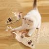 Natural Sisal Toy for Cats Handwoven Sisal Balls Mice Toys with Feather/Bell Interactive Cat Scratcher Chew Toy for Kitten Kicker