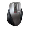 ELECOM Wireless Mouse Bluetooth EX-G, Ultra-Silent Grip, 5-Button Design, Multi-Pairing, M Size, Gunmetallic, M-XGM15BBSGMEC