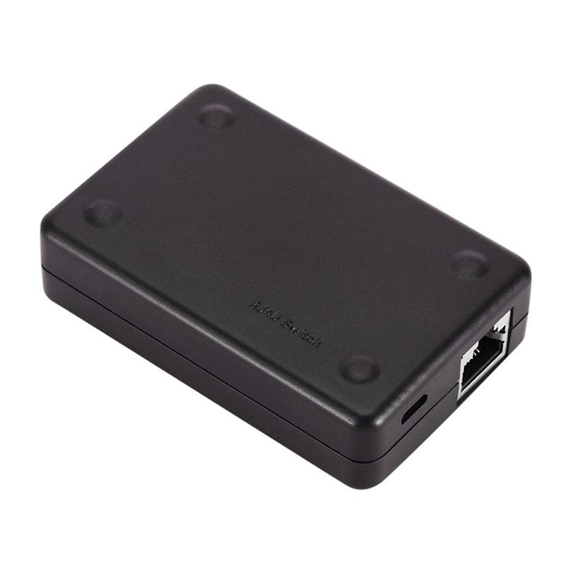 Мини 2 порта Rj45 Lan Hub сетевой коммутатор коробка компьютер Ethernet интернет-адаптер