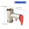 Electric Water Heater Pressure Relief Valves Copper Safety Valves Pressure Reducing Valves for Electric Water Heater System