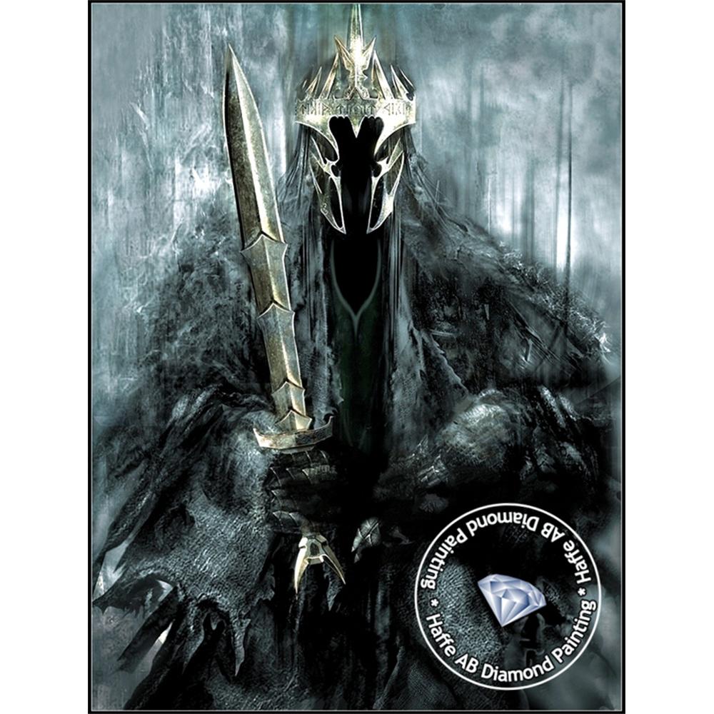 2026 Новый Фэнтези Лорд Эльфийский Принц Алмазная Живопись Кольцо Силы Лесной Пейзаж Дерево Цветок Мозаика Домашний Декор