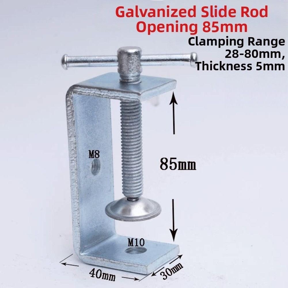 Adjustable Square Clamp Zinc Plating Fixed Holder Clip Professional C-clamp  Hardware Fasteners