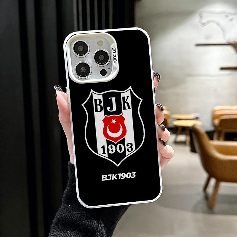 B-Besiktas B-BJK Мягкий чехол для телефона для iPhone 15 16 17 Pro Max 17Air 16E 14 Plus 13 12 Mini Ударопрочный чехол Задняя крышка