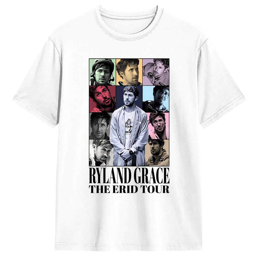 Grace Rocky Save Stars Cotton T Shirt For Unisexs Summer Aesthetic Tshirts Trendy Cool Tee Shirt Oversize Design Tops