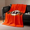"Orange Giants Baseball Design" print blanket soft and cozy perfect for the living room bed sofa or a nap,gift