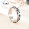 Anxiety Ring Figet Spinner Rings For Women & Men Stainless Steel Rotate Freely Spinning Anti Stress Accessories Jewelry Gifts