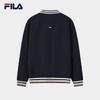Fila Мужской вязаный повседневный кардиган с длинным рукавом для бизнеса