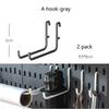 Pegboard Wall Accessories Wall Organizer Mounting Display Diy Pegboard Kit Tool Storage Panel Board Rack Bathroom Kitchen