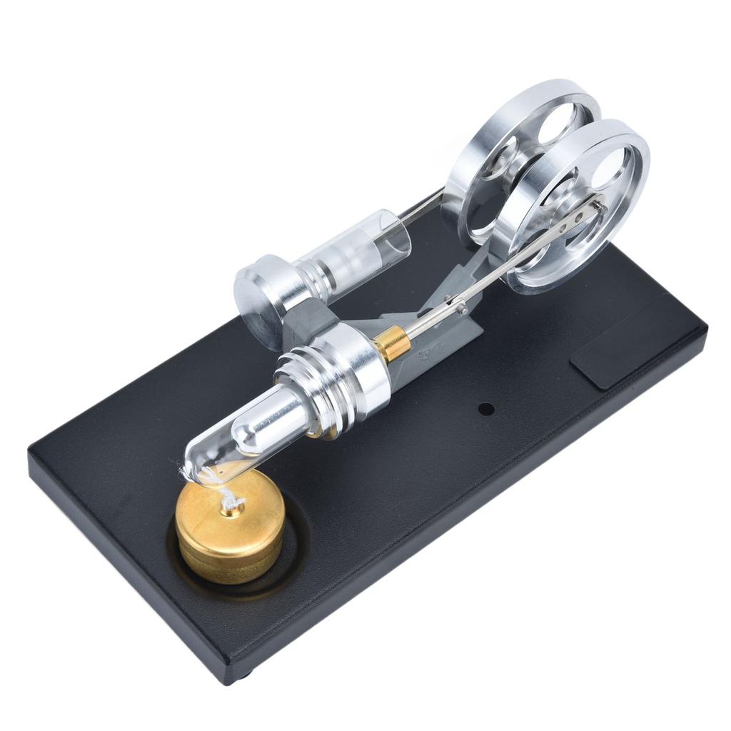 Модель двигателя Стирлинга Модель генератора из алюминиевого сплава для физического эксперимента, лабораторный учебный инструмент