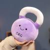 Creative Soft and Cute Dumbbell Kettlebell Plush Toys Children's Fitness Enlightenment Pillow At Home Fun Decoration Dual-purpose Doll