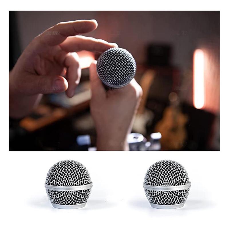 Сменная решетка микрофона со стальной сеткой Сменная головка микрофона с решеткой
