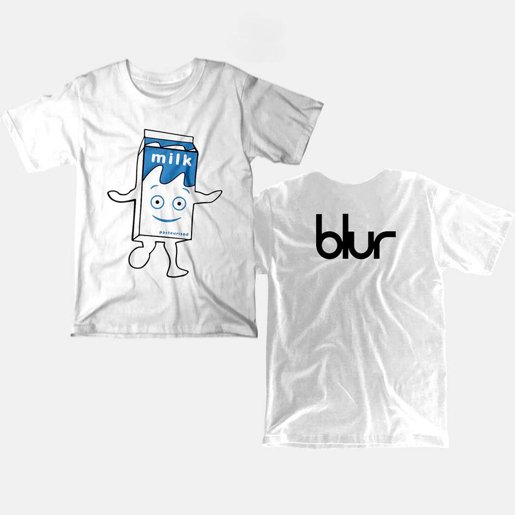 BLUR Blur Band British Rock Punk Music Casual TShirt Mens and Womens Luxury Band Brand Top 2026 New Band Logo