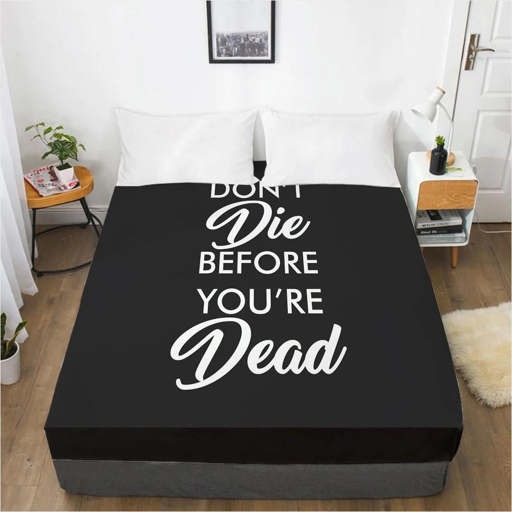 Простыни с буквами, наматрасник с резинкой, 3D простыня, постельное белье 150x200, 180x200. Простыня на заказ, дизайн любого размера.