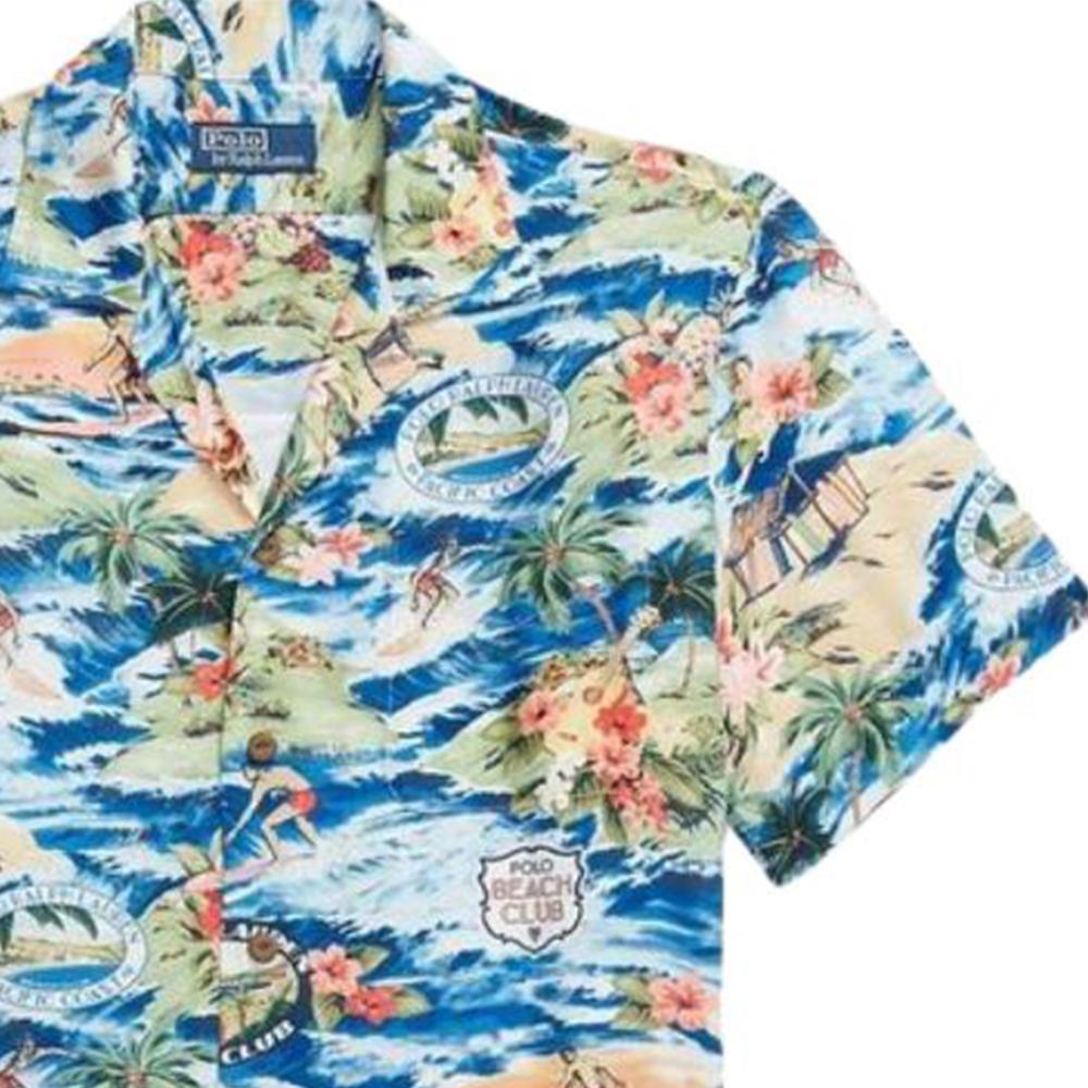 Polo Ralph Lauren Graphic Printed Short Sleeved Shirt 710964795-001