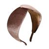 2 шт. Бархатные повязки на голову Однотонные Элегантный стиль Повязка на голову Для женщин и девочек Повседневная носка Модный аксессуар