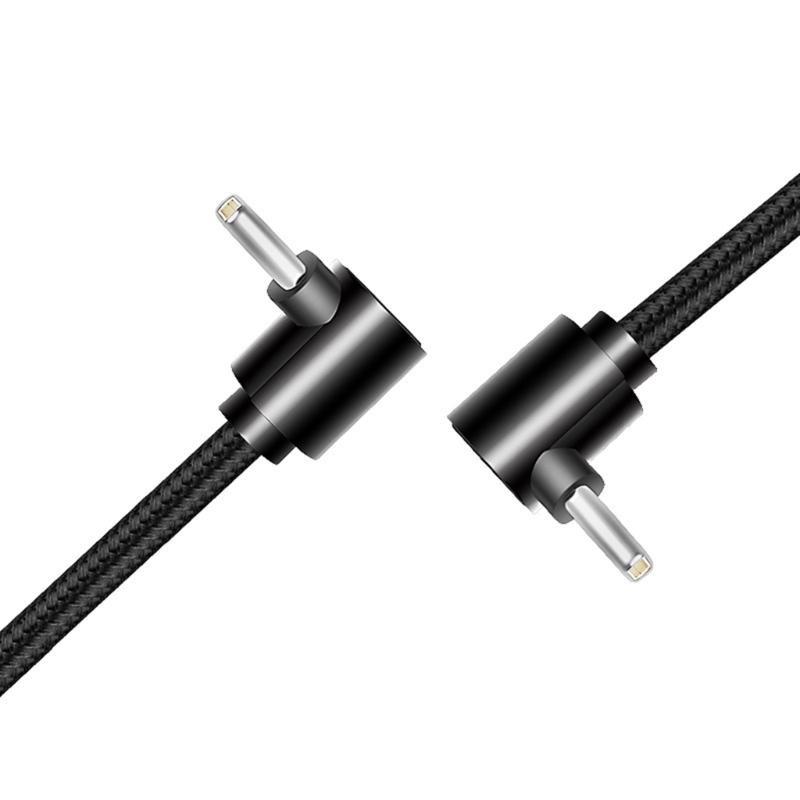 Кабель USB Type-C с изгибом 90 градусов, 60 Вт, быстрая зарядка, Type C на Type C, штекер-штекер, устройство USB Type-C для аксессуаров телефона