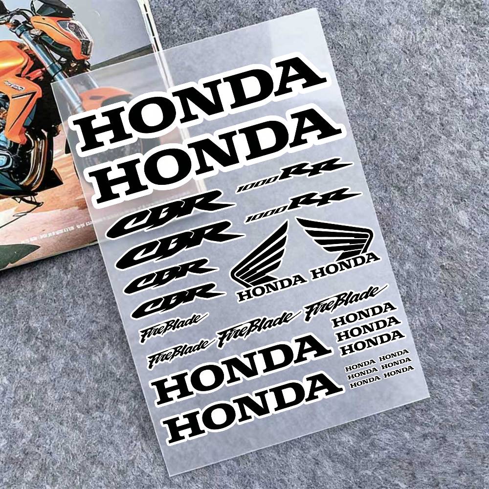 Светоотражающие наклейки для мотоцикла Honda, 3M Предупреждение о безопасности ночью в темноте Шлемы для скутера TT5