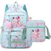 KPop Demon Hunter Style Women's Backpack Large Capacity College Middle High School Bookbag Shoulder