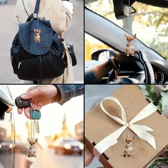 Подвеска для автомобиля Cat, 2D, плоская акриловая подвеска для зеркала заднего вида автомобиля, подвеска в виде котенка