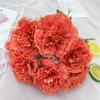 Handmade Carnation Faux Flowers For Wedding Decor And Photography Accessories