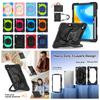 For Huawei MatePad 11.5 / Huawei MatePad 11.5-inch.360° Rotating Grip Heavy Duty Protection Stand TPU+PC 3in1 Anti-knock Shockproof Tablets PC Case