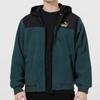 Puma Winterized Fleece-Lined Colorblock Hooded Jacket Men Outerwear Green 848253-80