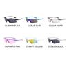 Outdoor Sports Sunglasses Women Men Semi Rimless Sun Glasses 2024 One Piece Windproof Eyeglasses