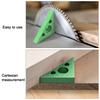 Thick Aluminum Alloy Right Angle Measure Ruler Red High-Precision Triangle Ruler  Layout Measuring