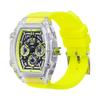Authorized Distributor Ice Watch Unisex 024286 ICE Boliday Clear Yellow Scale Plastic Date Day of the Week 24 Hour Meter Medium Tonneau Type Boliday
