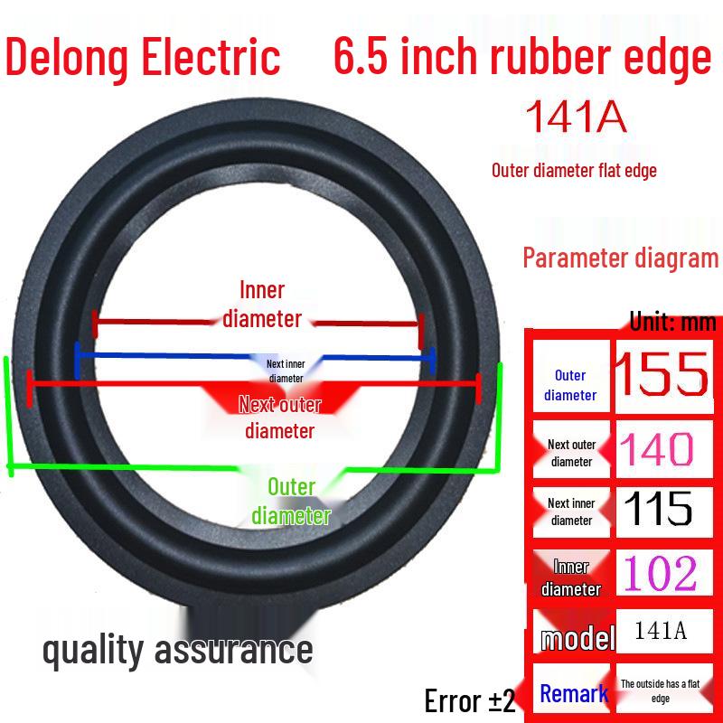 Speaker Rubber Surround Rings - 3/4/5/6/8/10/12 Inch Replacement Parts